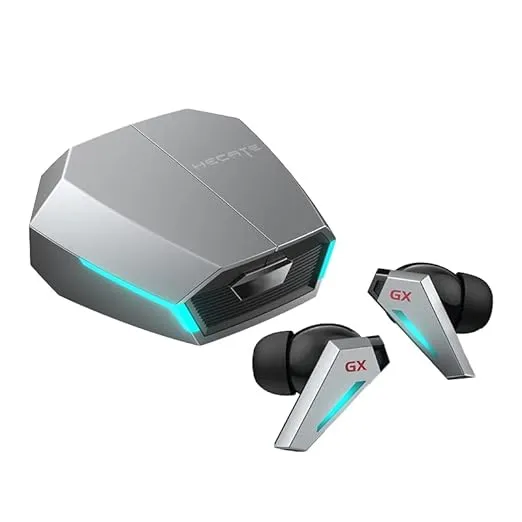 GX07 Wireless Gaming In Ear Earbuds, Bluetooth Gaming Earbuds Active Noise Cancellation, 60ms Ultra Low Latency, Noise Cancelling Mic