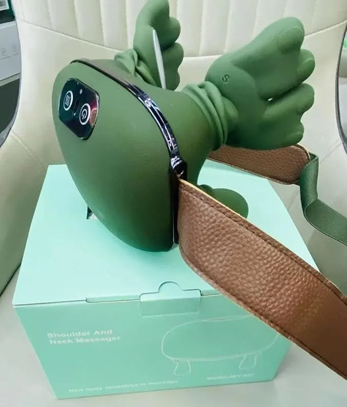 Neck and Shoulder Pro Hands, Back Electric Cervical Hand Massager with Fingers, Simulated Human Hand Cervical Trapezius Neck Massager with Heat for Shoulders, Leg, Body Muscle Relief
