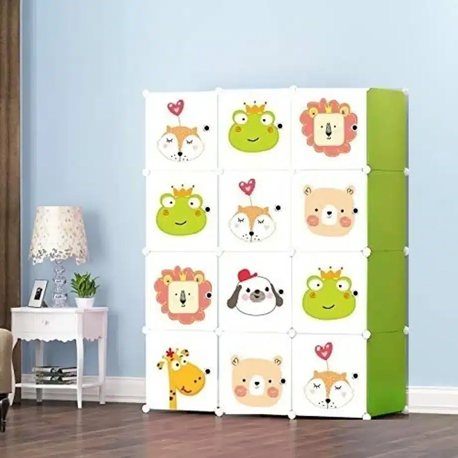 Kids Cartoon Modular Storage Wardrobe