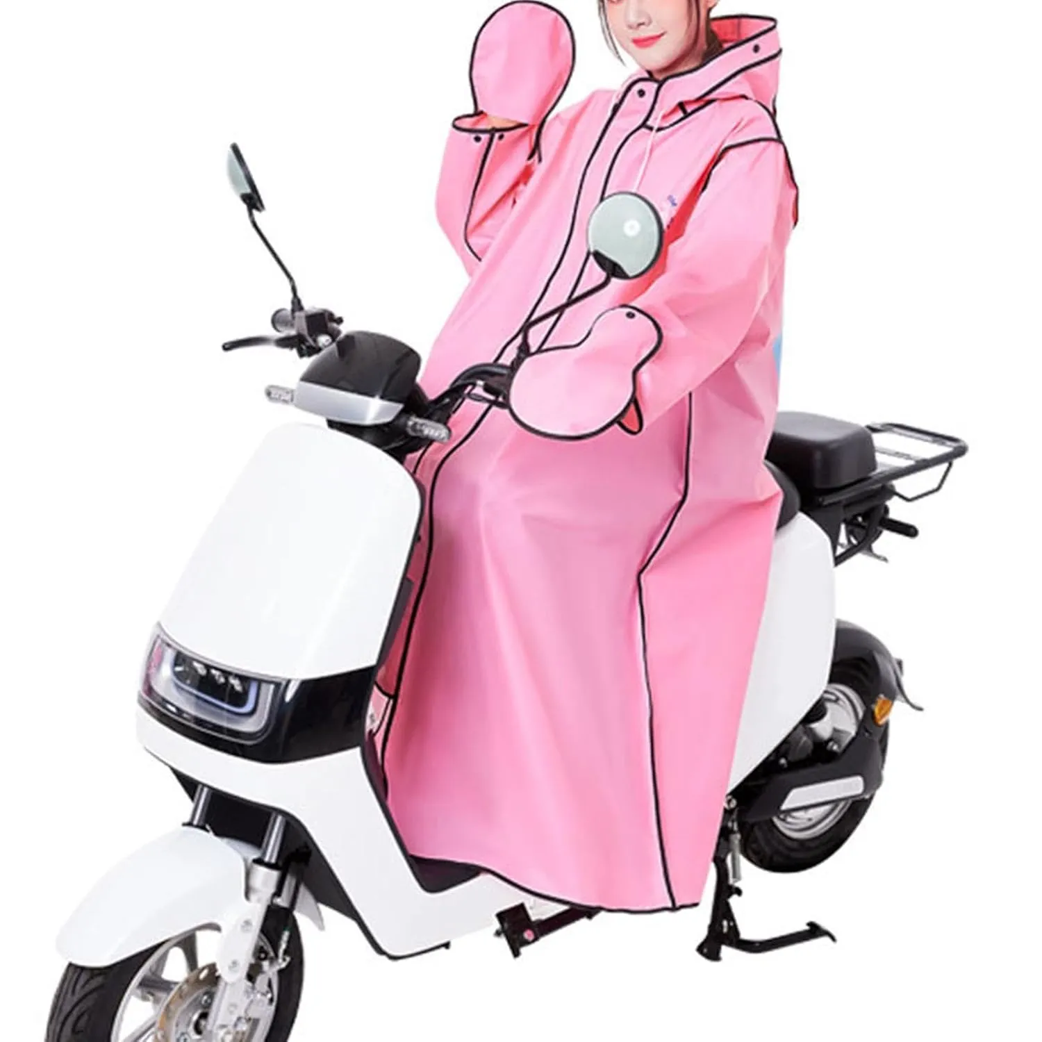 Waterproof Hooded Bike Riding Raincoat